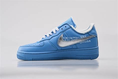 Nike Air Force Low Off White Mca University Blue Rabbitkicks