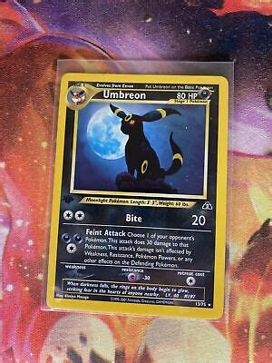 Pokémon TCG Umbreon Neo Discovery 13 Holo 1st Edition Holo Rare eBay