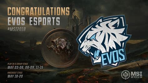 Lolesports On Twitter Congratulations To EVOS Esports On Winning The