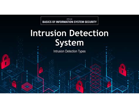 Module 5 Intrusion Detection Types Part 2 Intrusion Detection