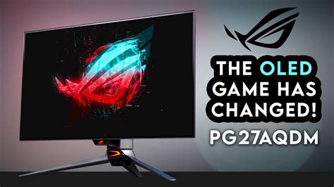 You Need This Monitor Asus Rog Swift Oled Pg Aqdm Gaming Monitor