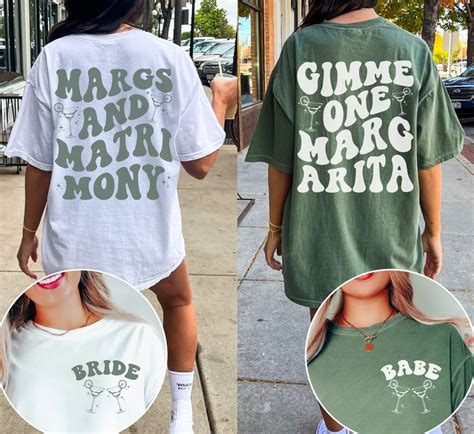 Margs And Matrimony Bachelorette Party Shirt Final Fiesta Beach Tee