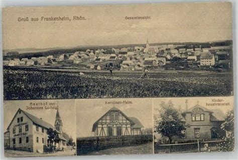 Postkarte Carte Postale Frankenheim Rh N Gasthof Johannes Ludwig