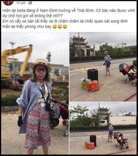Hình ảnh hot girl Bella đưa con trai lang thang trên đường phố Saostar vn