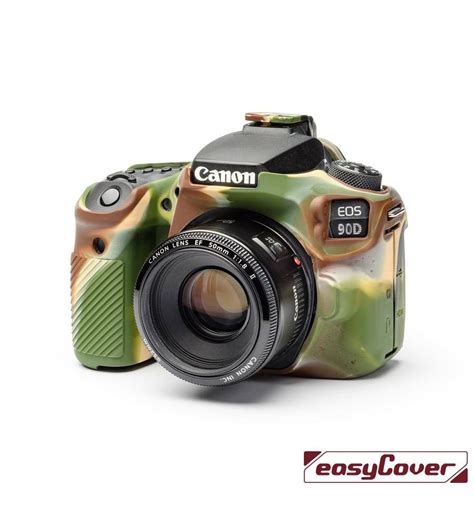 Funda Silicona Easycover Para Canon 90D Camouflage