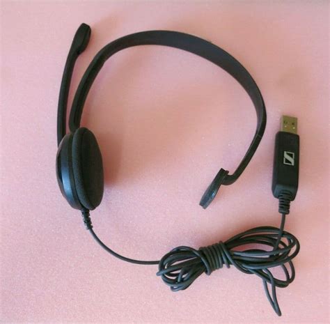 Sennheiser Pc7 Black Pc Usb Monaural On Ear Noise Cancelling Headset