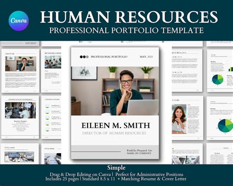 HR Professional Portfolio Template, Human Resources Portfolio, HR ...