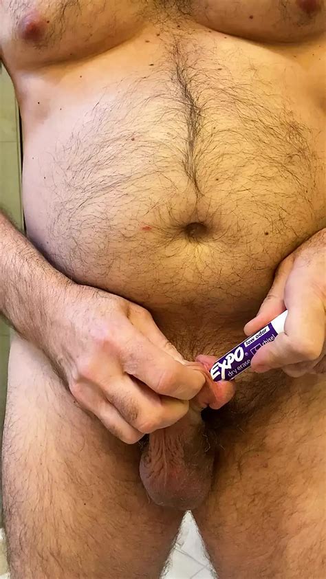 Stretching My Peehole With A Dry Erase Marker Gay Porn Xhamster