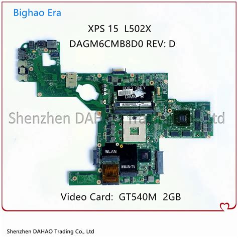 Cn Wc Wc Wc For Dell Xps L X Laptop Motherboard