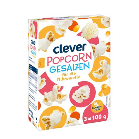 Clever Mikrowellen Popcorn Salz 3er BILLA Online Shop