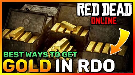 how to get gold in rdr2 online
