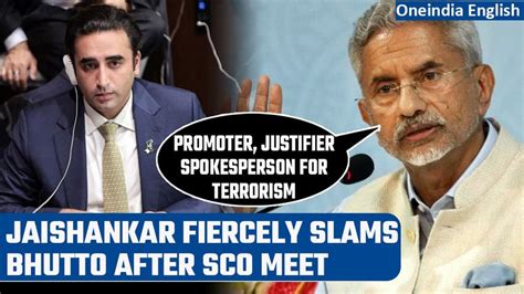 Spokesperson Of Terror Industry Jaishankar S Jibe At Pakistan S