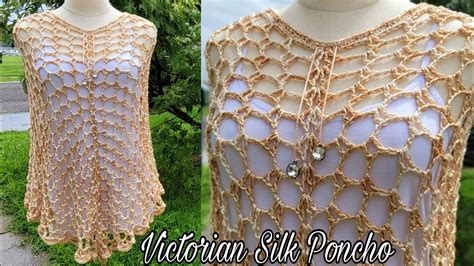 Quick And Easy Crochet Poncho Easy Summer Poncho Swimsuit Cover Bag O Day Crochet Tutorial