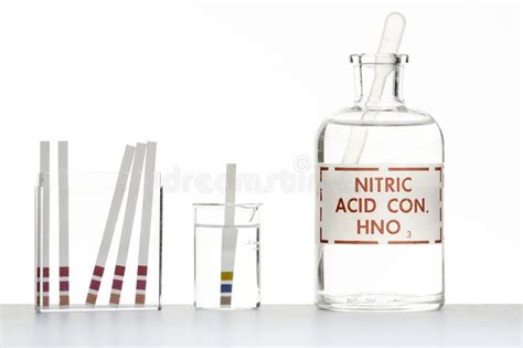 PH of Nitric acid stock photo. Image of medical, biochemistry - 265474970