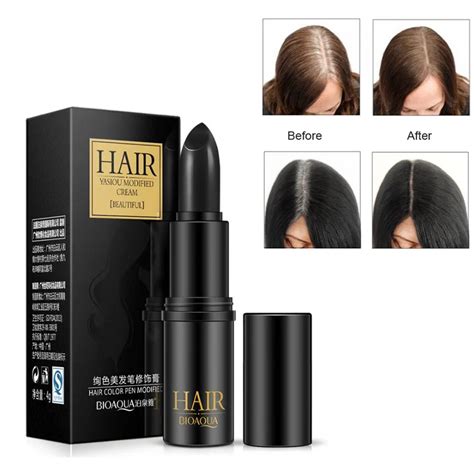 Instant Gray Root Coverage Hair Color Modify Cream Stick Temporary Cover Up White Hair Colour