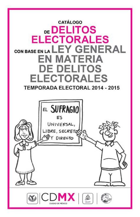 CATALOGO DE DELITOS ELECTORALES by Consejería Jurídica y de Servicios