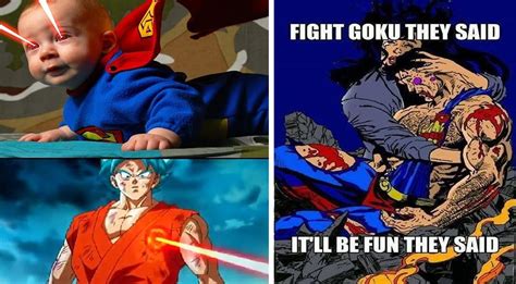 Superman Vs Goku Meme