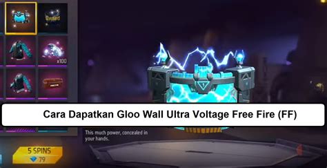 Cara Dapatkan Gloo Wall Ultra Voltage Free Fire FF Esportsku