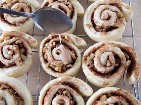 Danish Pastries with Maple Glaze