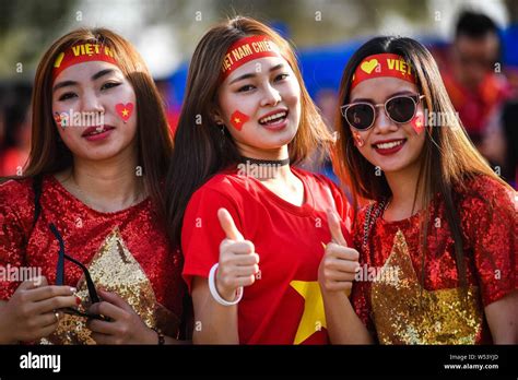 Fans of Vietnam show support for Vietnam national football team in the ...