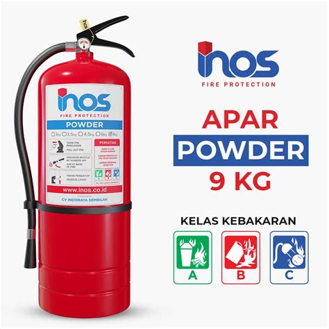 Harga Apar Powder Kg Portable Inos Fire Protection Tabung Pemadam