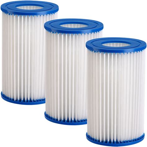 Filter Cartridge Set of 3 Blue 13,8x10,5cm | DeubaXXL