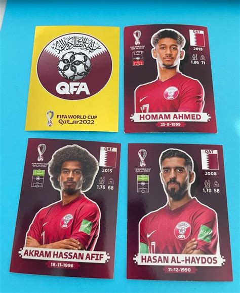 Panini WM 2022 Qatar Qatar QAT 2 QAT 5 QAT 16 QAT 18 Kaufen Auf