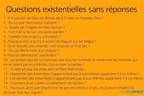 Questions Sans R Ponses Philosophiques Scientifiques Dr Les