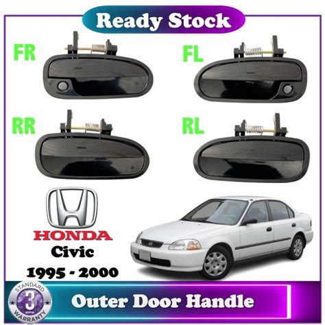 Honda Civic 】 Outer Door Handle Pemegang Pintu Luar 1995 2000 Ek3 Ek4 Ek9 So4 Lazada