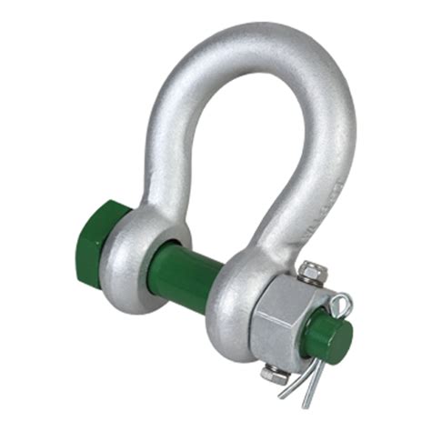 G 4143 Green Pin Bow Shackle FN Standard Bow Shackle With Safety