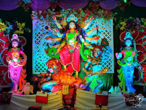 দুর্গা পূজা ১৪২৮ Durga Puja 2021 Housewarming Decorations Durga Durga Goddess