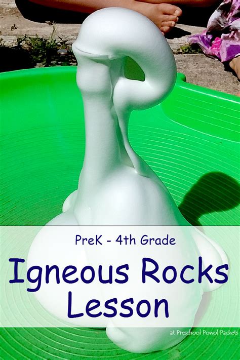 Igneous Rocks Lesson with a Fun Science Experiment | Preschool Powol ...