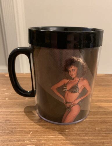 1988 Snap On Tools Toolmate Edition Mug Pinup Girl Plastic Thermo Serv