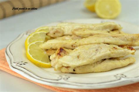 STRACCETTI DI POLLO AL LIMONE RICETTA VELOCE