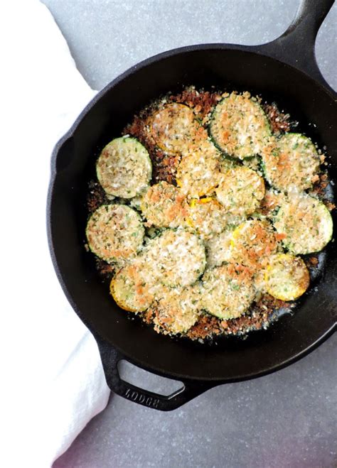 Parmesan Zucchini Skillet Fresh Fit Kitchen