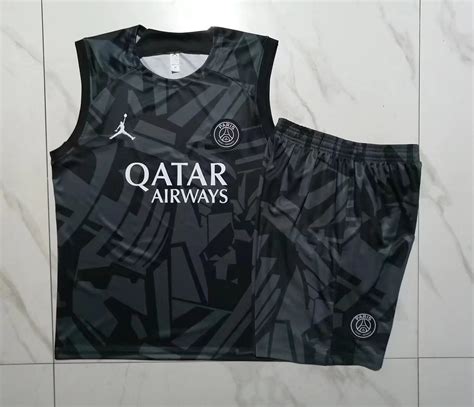 Kit Regata De Treino Paris Saint Germain PSG Jordan 2022 Masculino