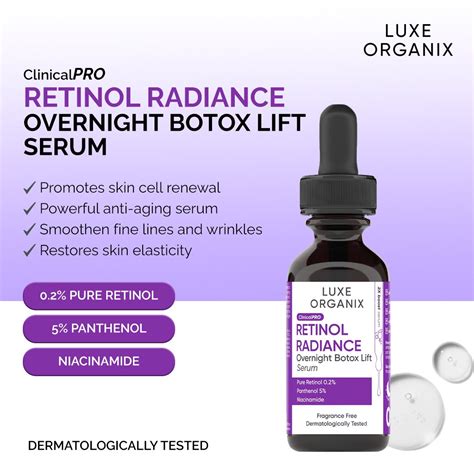 Luxe Organix Clinical Pro Retinol Radiance Serum 30ml Watsons