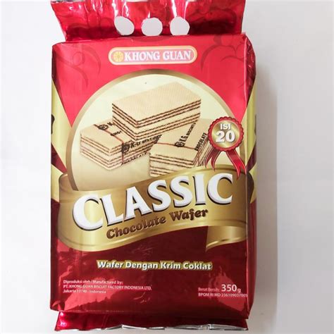 Jual Khong Guan Classic Chocolate Wafer Gr Shopee Indonesia