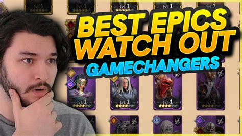 The Top Most Gamechanging Epics In Watcher Of Realms Youtube