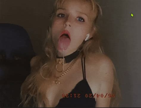 What Is The Name Of This Blonde Girl Doing An Ahegao Face Reply