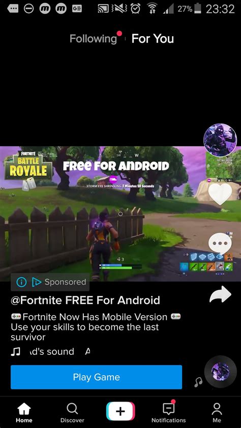 Fake Fortnite Scam Ad On Tik Tok Rshittymobilegameads