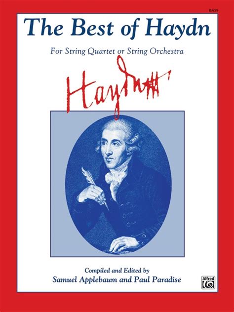 The Best Of Haydn String Bass Book Franz Joseph Haydn