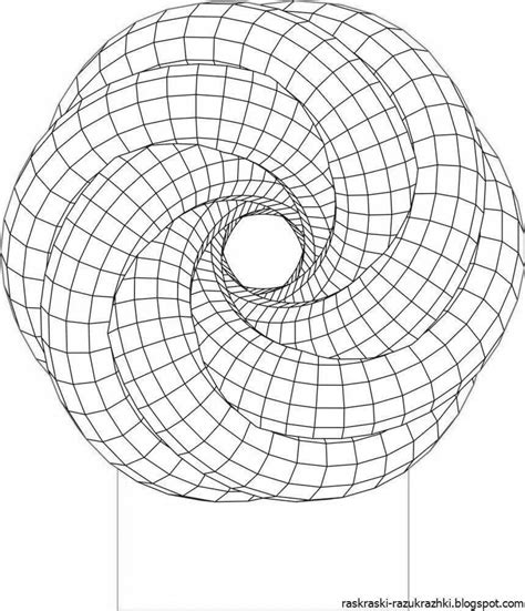 Раскраски Спиральная картина создать (25 шт.) - скачать или распечатать ...