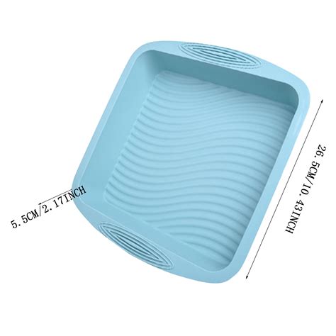 Square Cake Pan 8x8 Baking Pan Pan Nonstick Silicone Cake Silicone Baking For Cakes Rice And