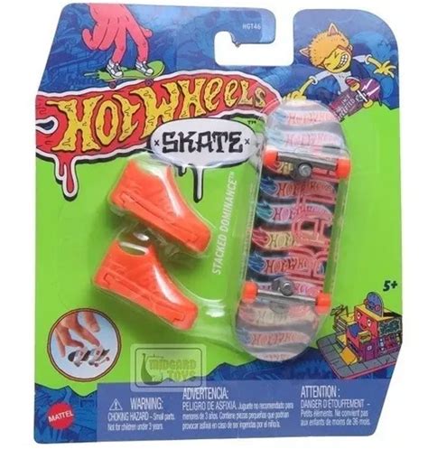 Skate De Dedo Hot Wheels Tenis Mattel Stacked Moninance MercadoLivre