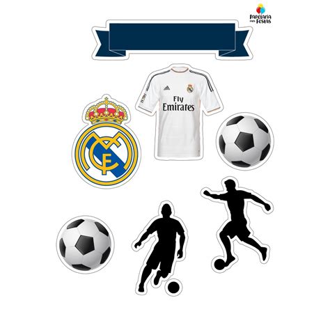 Topo Topper De Bolo Real Madrid Shopee Brasil