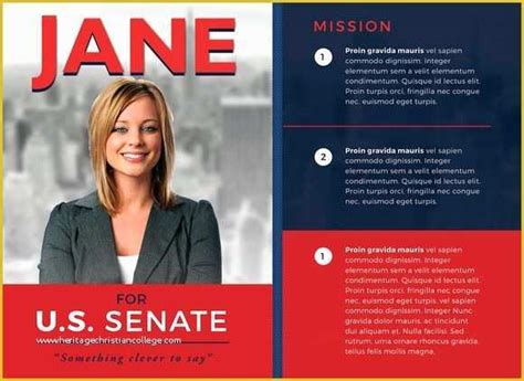 Free Campaign Brochure Templates Of Political Flyer Template By