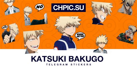 Telegram Sticker From Katsuki Bakugo Pack