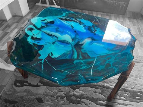 Epoxy Resin Crystal Table At Rs 42000 Piece In Udaipur Khush Art