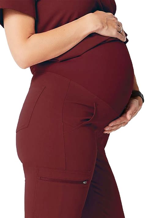 High Waist Stretchy Maternity Scrub Pants